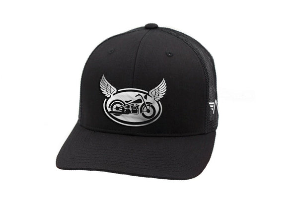 Classic Wings Motorcycle Alumalids Hats