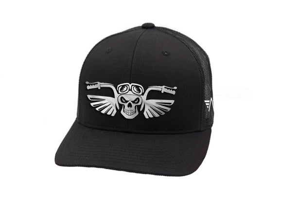 Crazy Motorcycle Rider Alumalids Hats