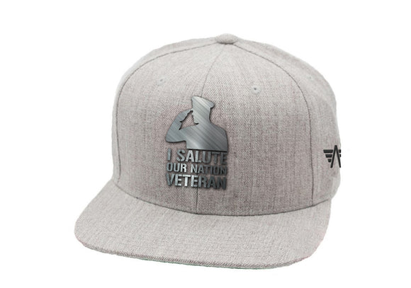 I Salute Our Nation Veteran Alumalids Hats